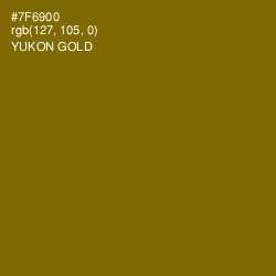 #7F6900 - Yukon Gold Color Image